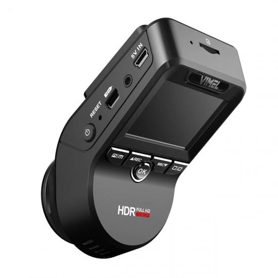 VIMEL Dual Dash Camera GPS WIFI 4K Car 
