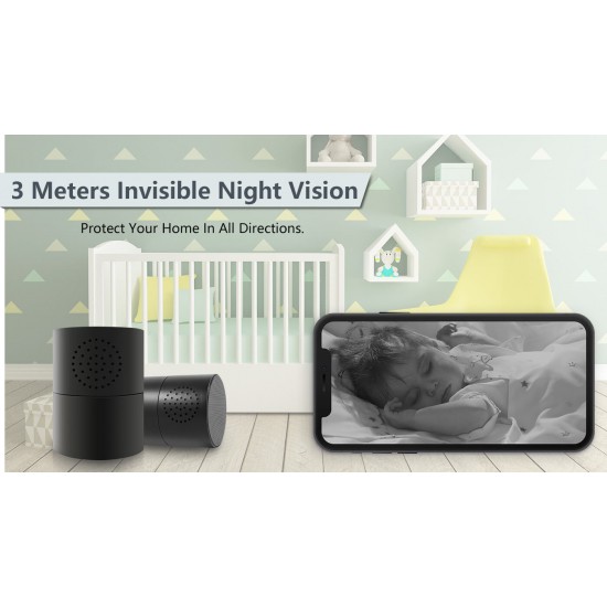 Wireless hidden camera with night vision