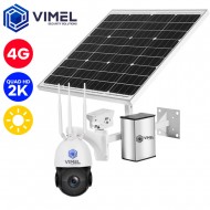 4G Camera Solar Powered Farm 2K 5MP Security