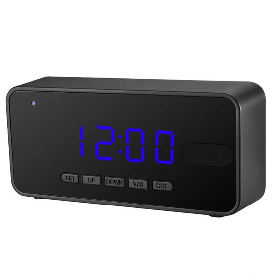 Home Spy Alarm Digital Hidden Clock PIR Sensor Camera