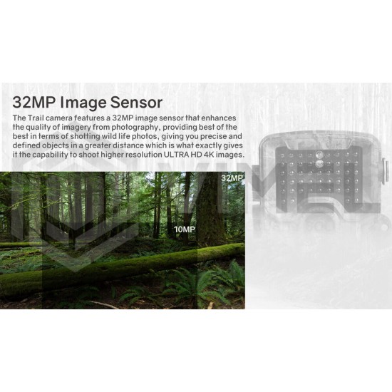 Hunting Trail Camera Ultra HD 4K 32MP Image Sensor