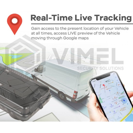 4G GPS Tracker Live Remote Monitoring 5000mAh Magnetic Anti-Theft Vehicle Tracking