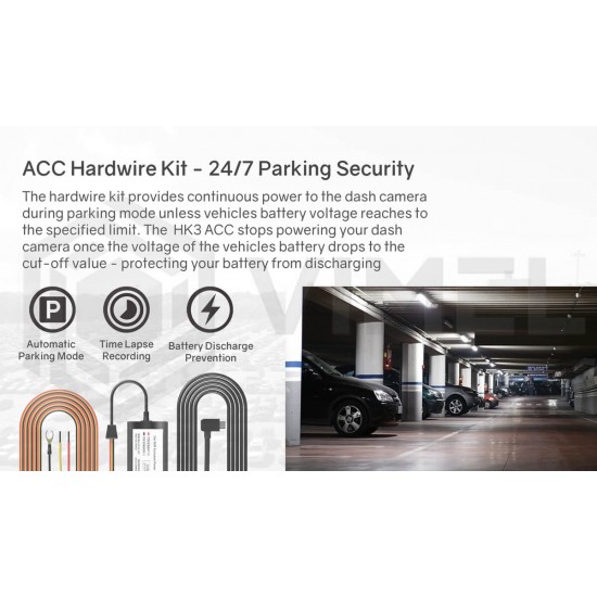 Professional 24/7 Dual Dash Camera Security Parking Guard