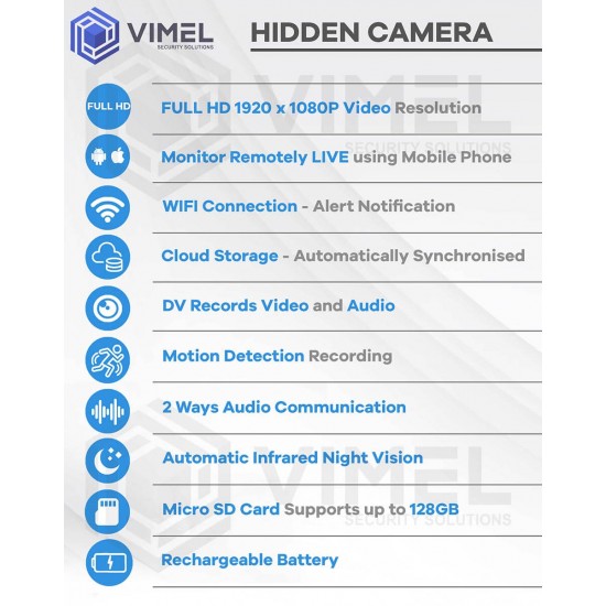 Mini Spy WIFI Security Cloud Camera