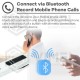 Wireless Bluetooth Voice Recorder for Mobile Phone Calls