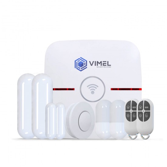 Wireless 4G Alarm WIFI Home System Smoke Detector
