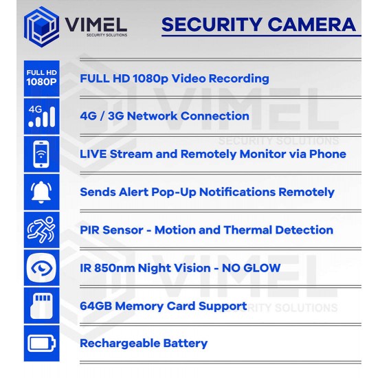 Wireless 4G Mini Spy Security Camera