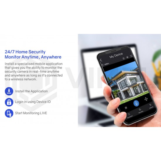4G Night Security PTZ Camera SIM-Card