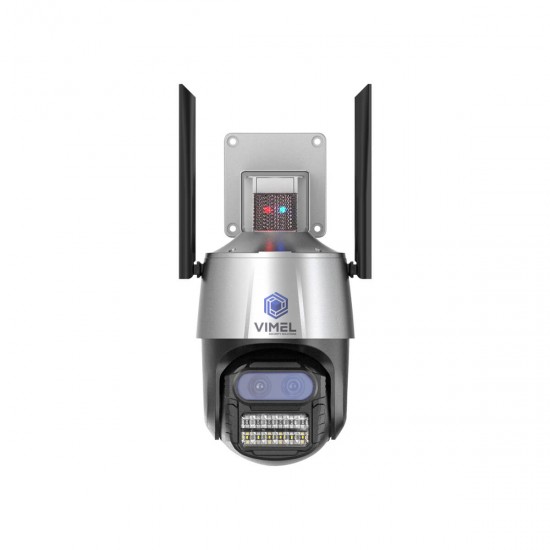 Wireless Dual Security Camera 4K Alarm System