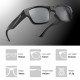 WIFI Invisible Spy Glasses Camera Global View