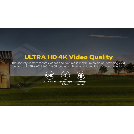 WIFI UHD 4K Home Security Camera