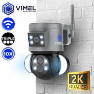 24/7 WIFI Security Triple Camera 10X