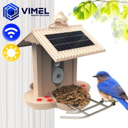 Smart Outdoor Solar Bird Feeder Camera with LIVE VIEW Monitoring