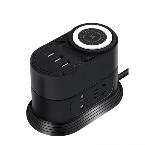 WIFI USB Hub Station Spy Camera Wireless Charger 24/7