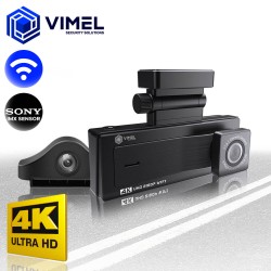 Professional WIFI Dual Dash Camera ULTRA HD 4K