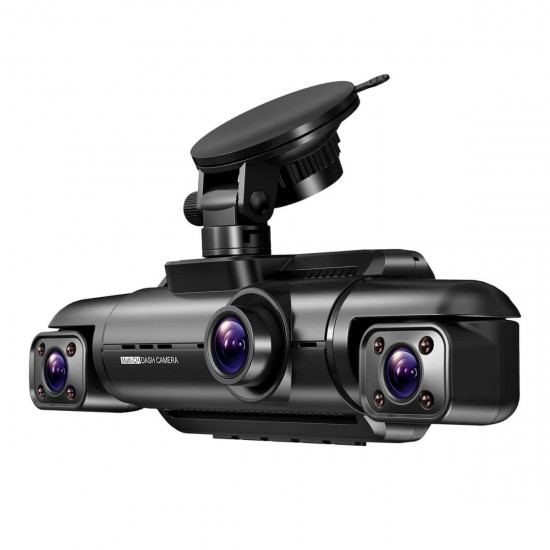 WIFI Car Triple Channel Dash Camera 4K with Rear Camera