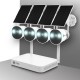 Wireless NVR Solar Powered Security Cameras 2K WIFI
