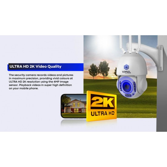 4G Security Construction WIFI PTZ Camera 5X Zoom