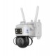 Solar Dual Security Camera 4G UHD 2K Continuous Recording