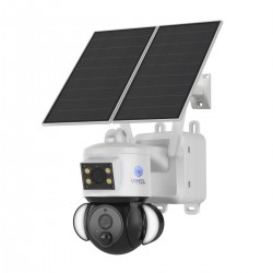 Wireless Dual Security Camera 2K Solar Panel