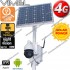 Wireless Security Camera 4G Construction Solar PTZ Optical Zoom 3G