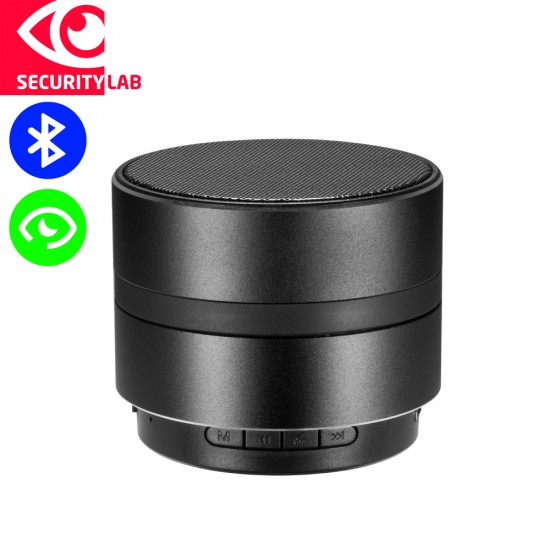Wireless spy camera with speaker motion activated