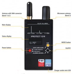Protect 1216i Wireless Spy Camera Scanner Hidden Bugs Finder